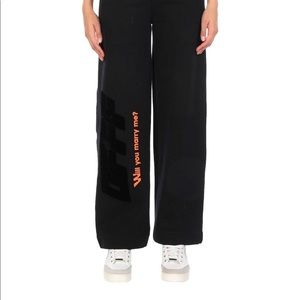Off-white will you marry me? sweatpants